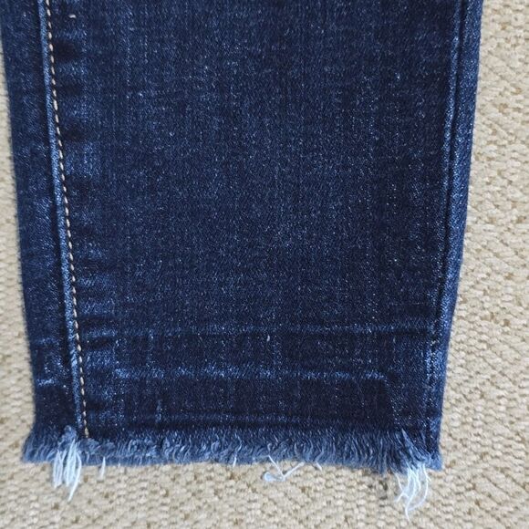 Two By Vince Camuto Mid-Rise Frayed Hem Skinny Jeans - Size 0/25 - Picture 6 of 14
